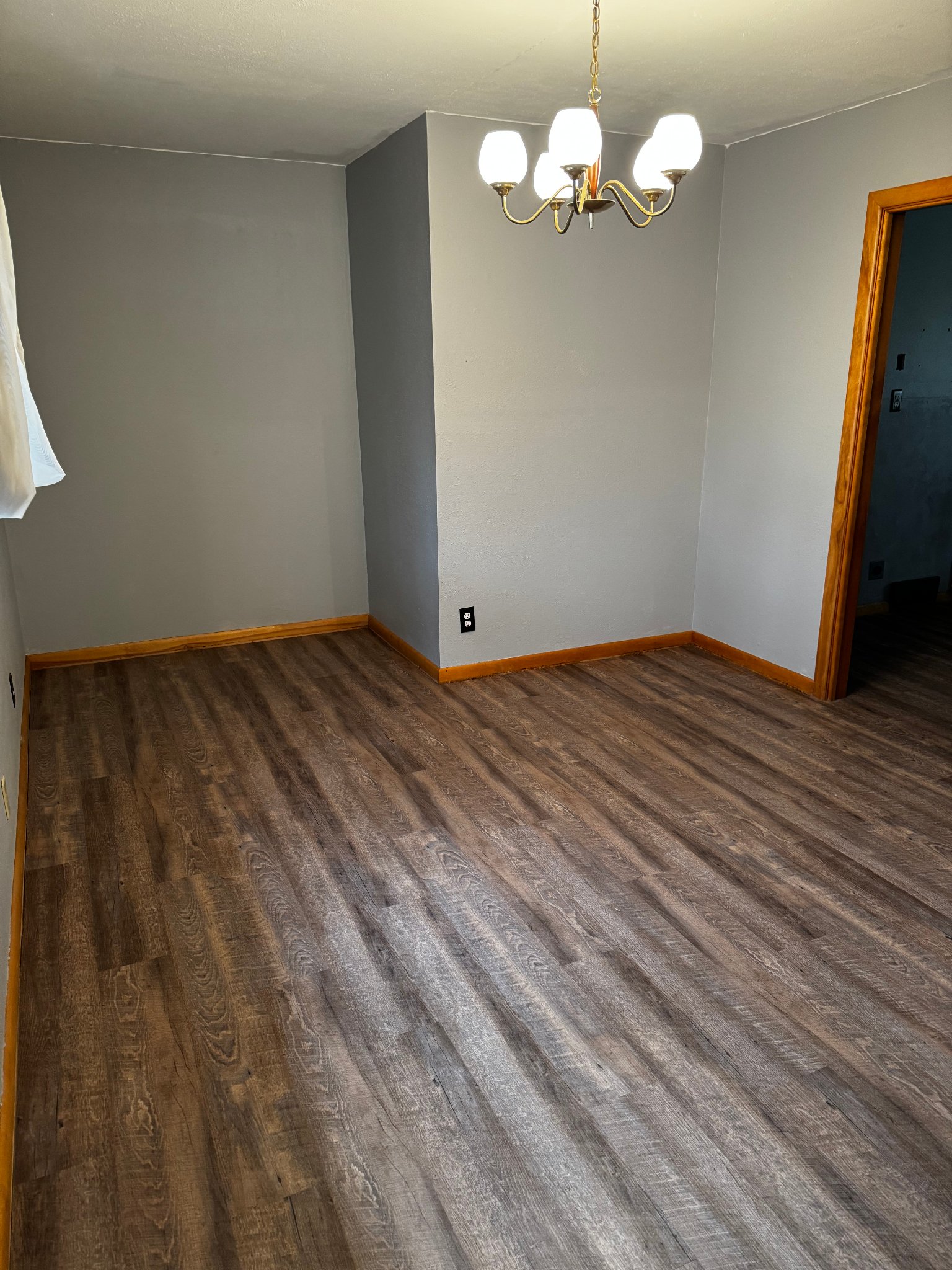 Hardwood flooring installation